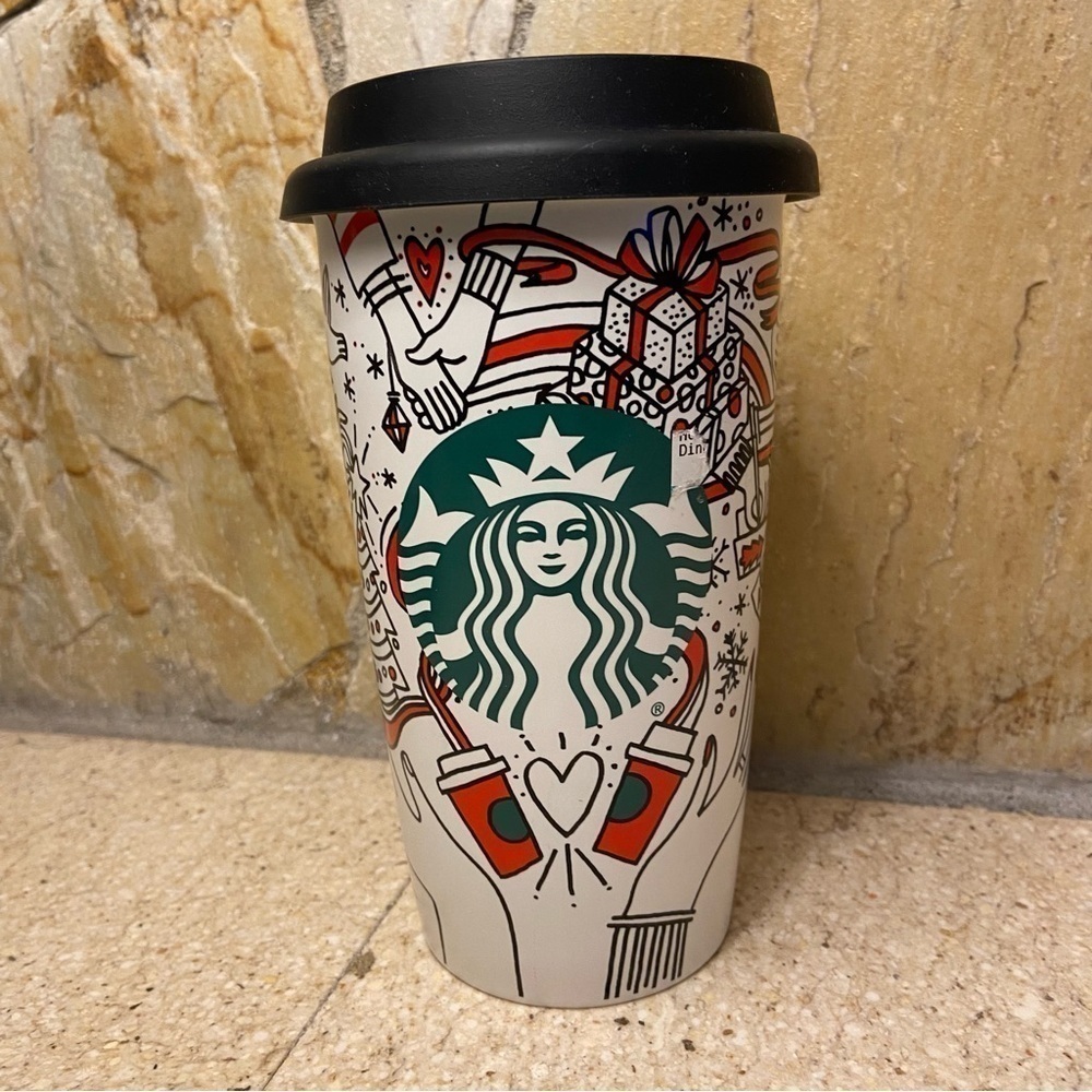 3 Starbucks Christmas Holiday travel mugs - Picture 13 of 16